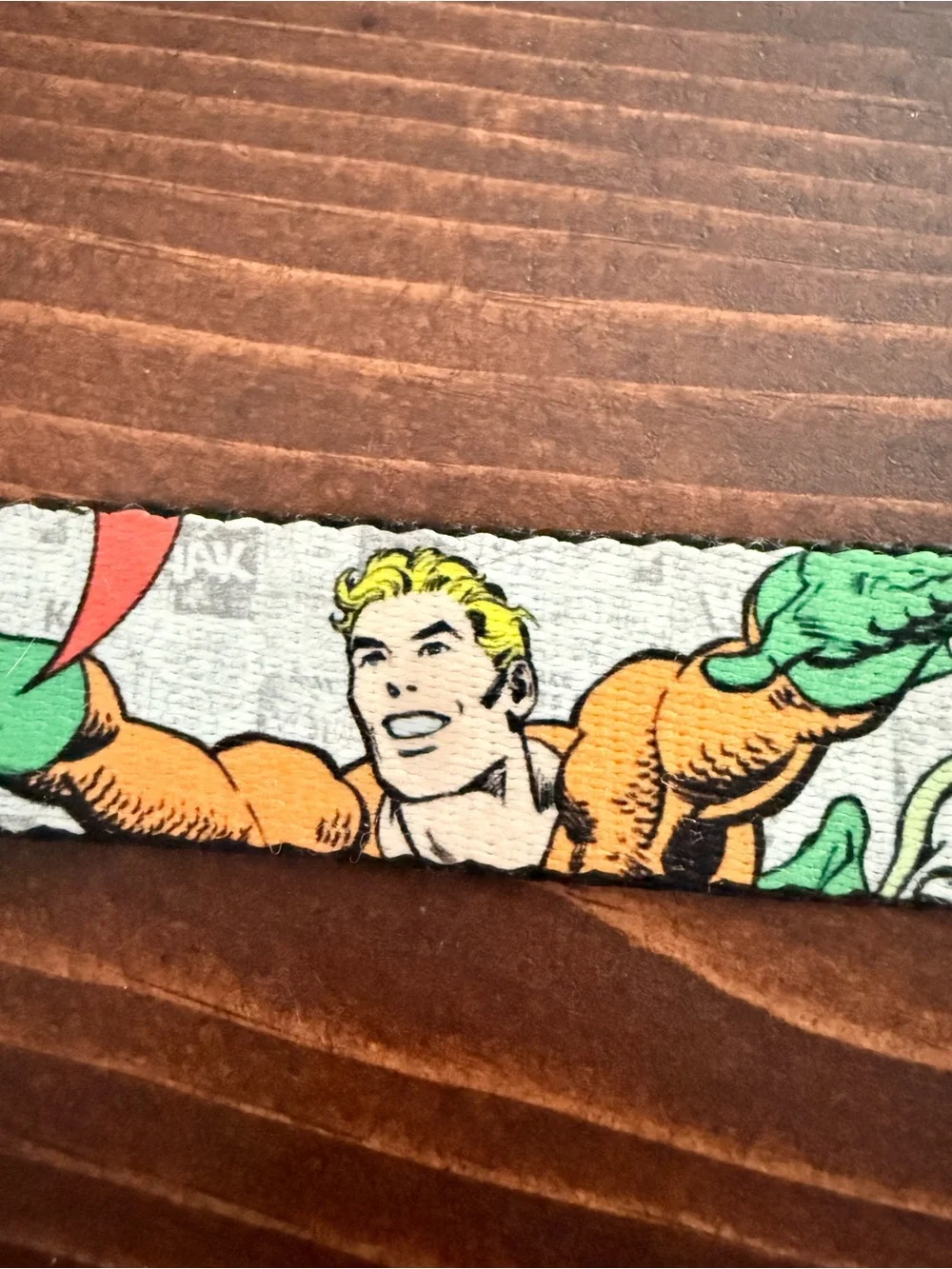 DC Comics Justice League Graphic Belt - Red, White, Black, Blue